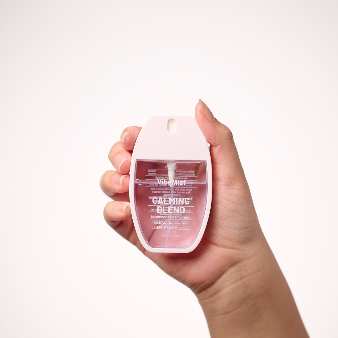 Tazza VibeMist Calming Blend Hand Sanitizing Spray - Lavender + Chamomile - Case of 200
