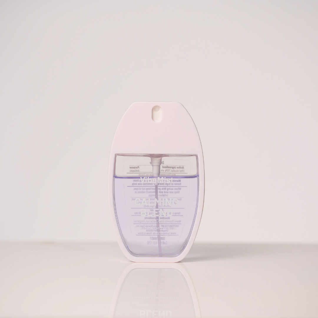 Tazza VibeMist Calming Blend Hand Sanitizing Spray - Lavender + Chamomile - Case of 200