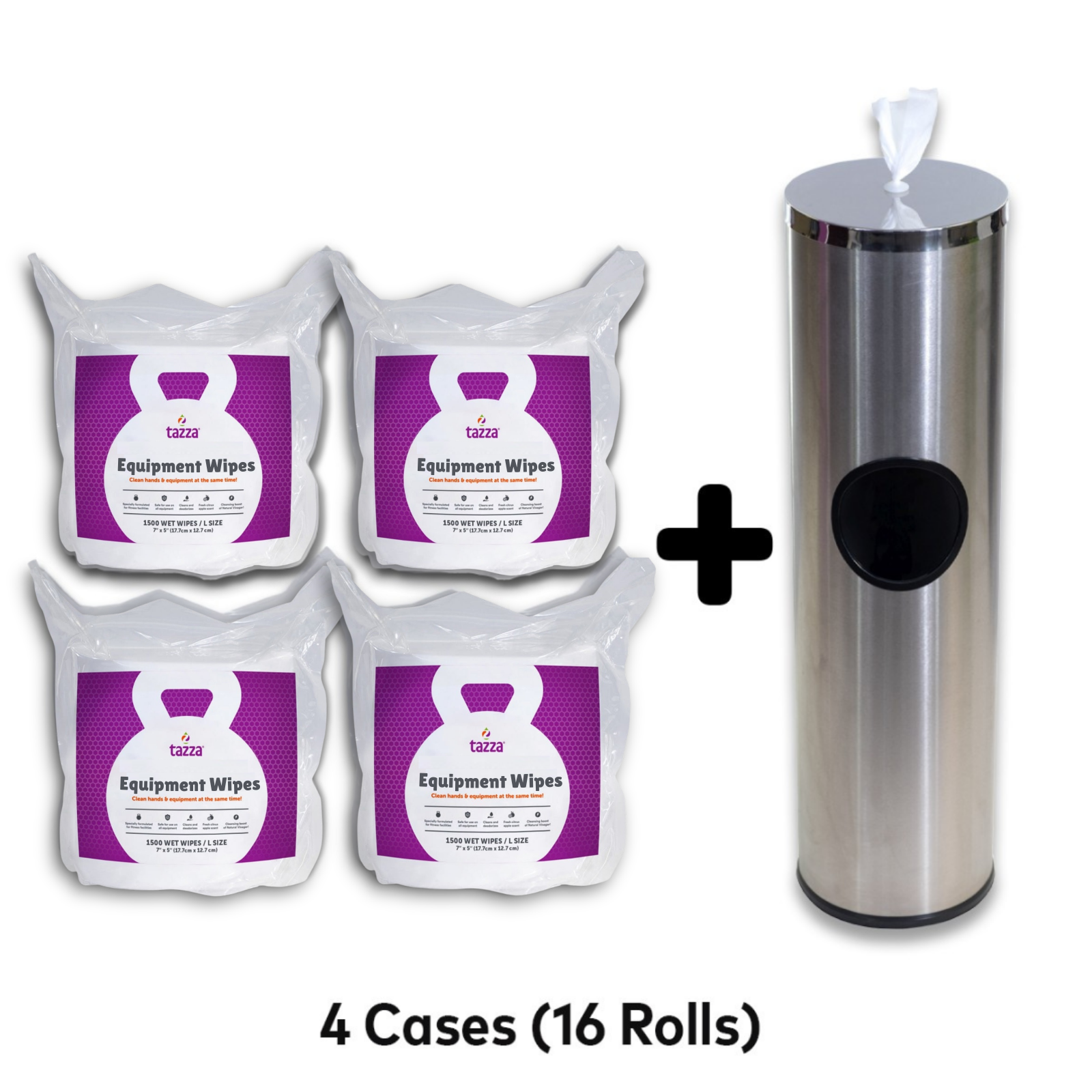 Bundle: 16 x 1500 Count and Floor Dispenser