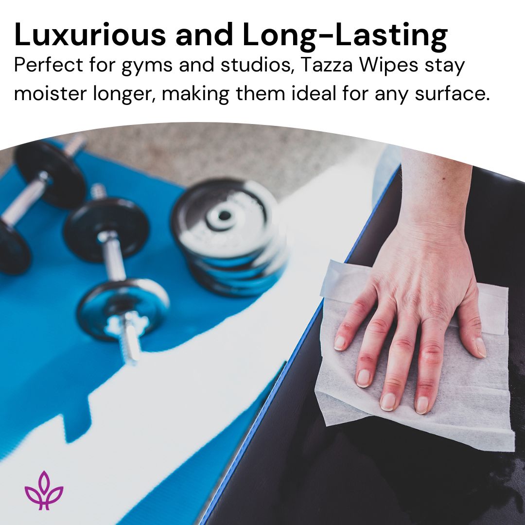 YMCA - 4 x 950 count (Total 3,800 Count) Gym Wipes Premium Size and Moisture