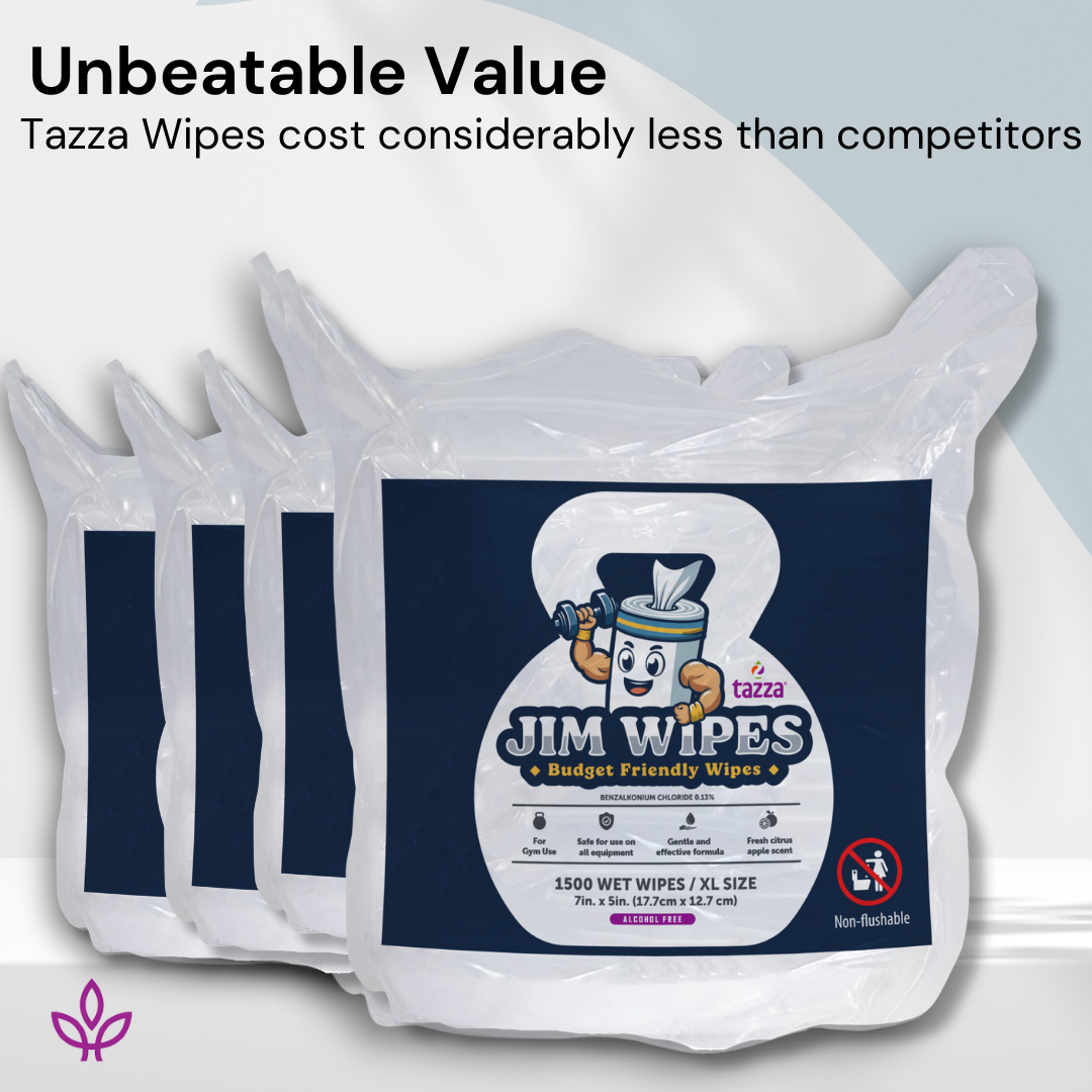 YMCA - 4 x 1500 Count (Total 6,000) Gym Equip Wipes Value Priced