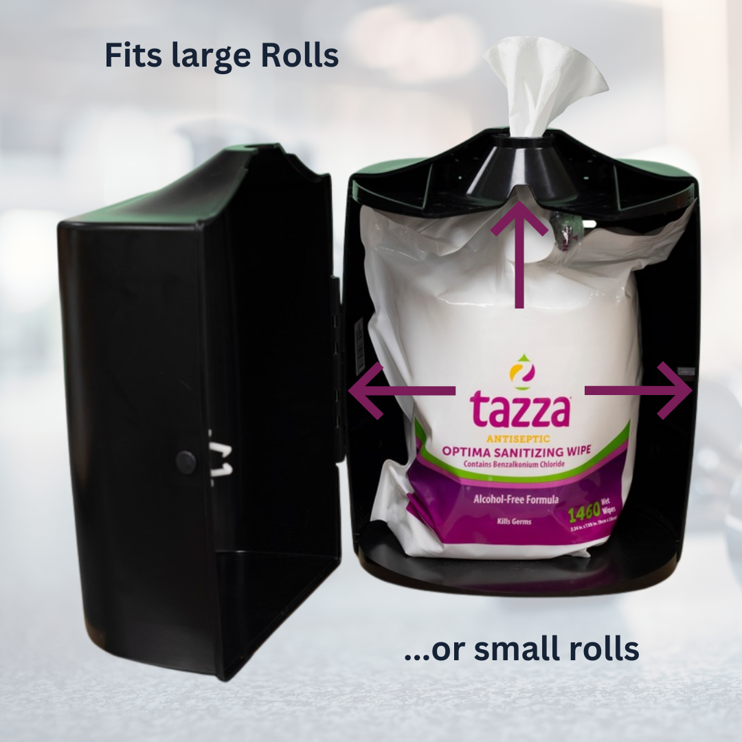 Gym Equip Wipe Dispenser – Easy to Install, Holds Up to 1500 Wipes. Gyms, Facilities, Hotels and Offices