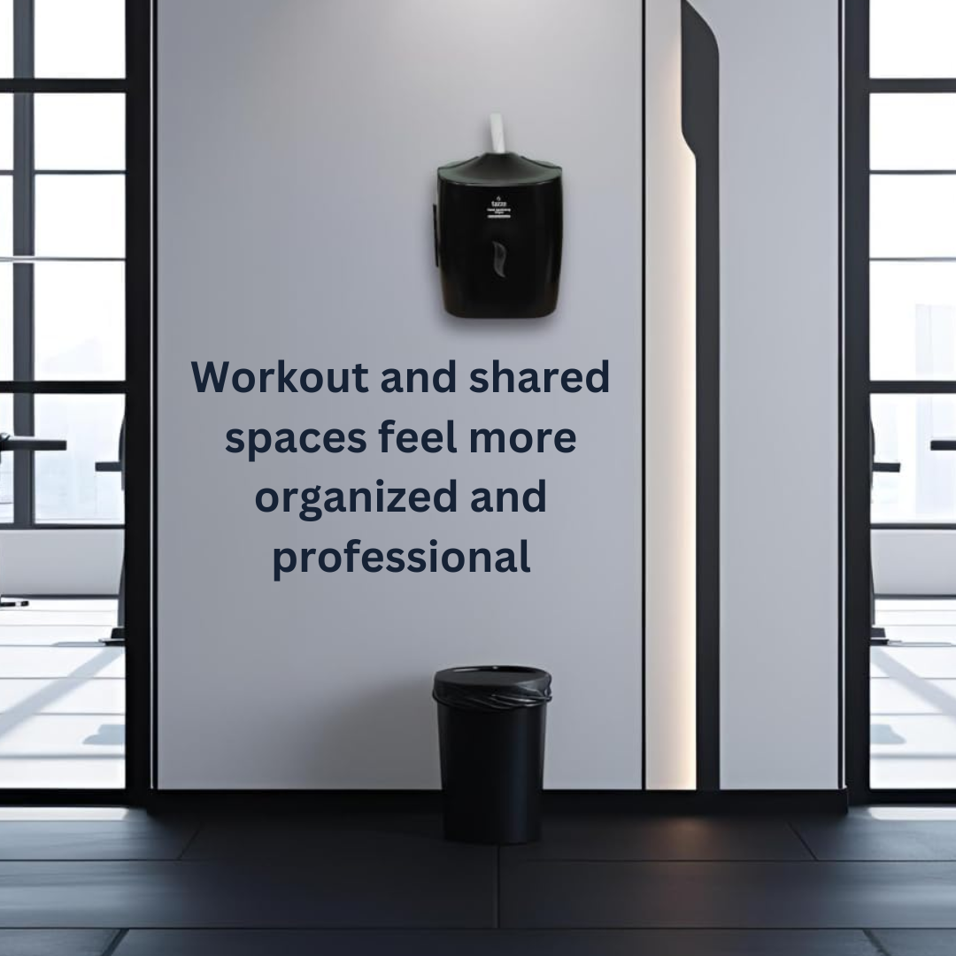 Gym Equip Wipe Dispenser – Easy to Install, Holds Up to 1500 Wipes. Gyms, Facilities, Hotels and Offices