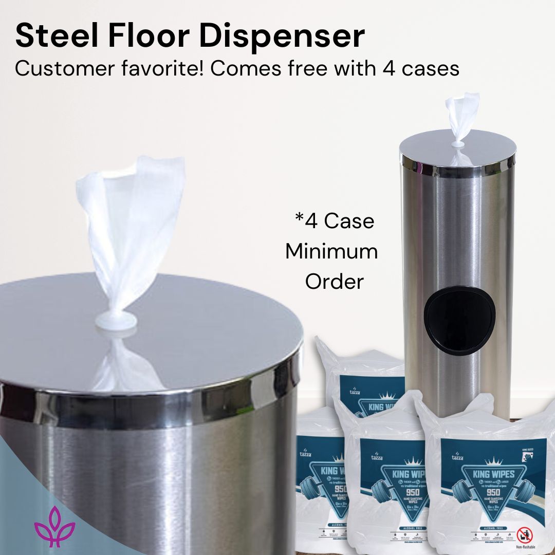 YMCA - 4 x 950 count (Total 3,800 Count) Gym Wipes Premium Size and Moisture