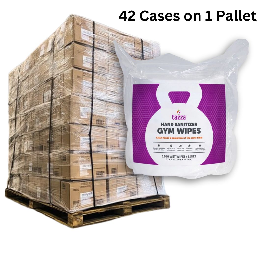 Amped - 42 Case Pallet of 4 x 1500 Count Cases (Total 252,000) Gym Wipes
