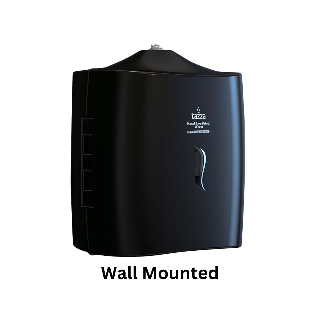 Bundle: 4 x 1500 Count and Wall Dispenser - Black