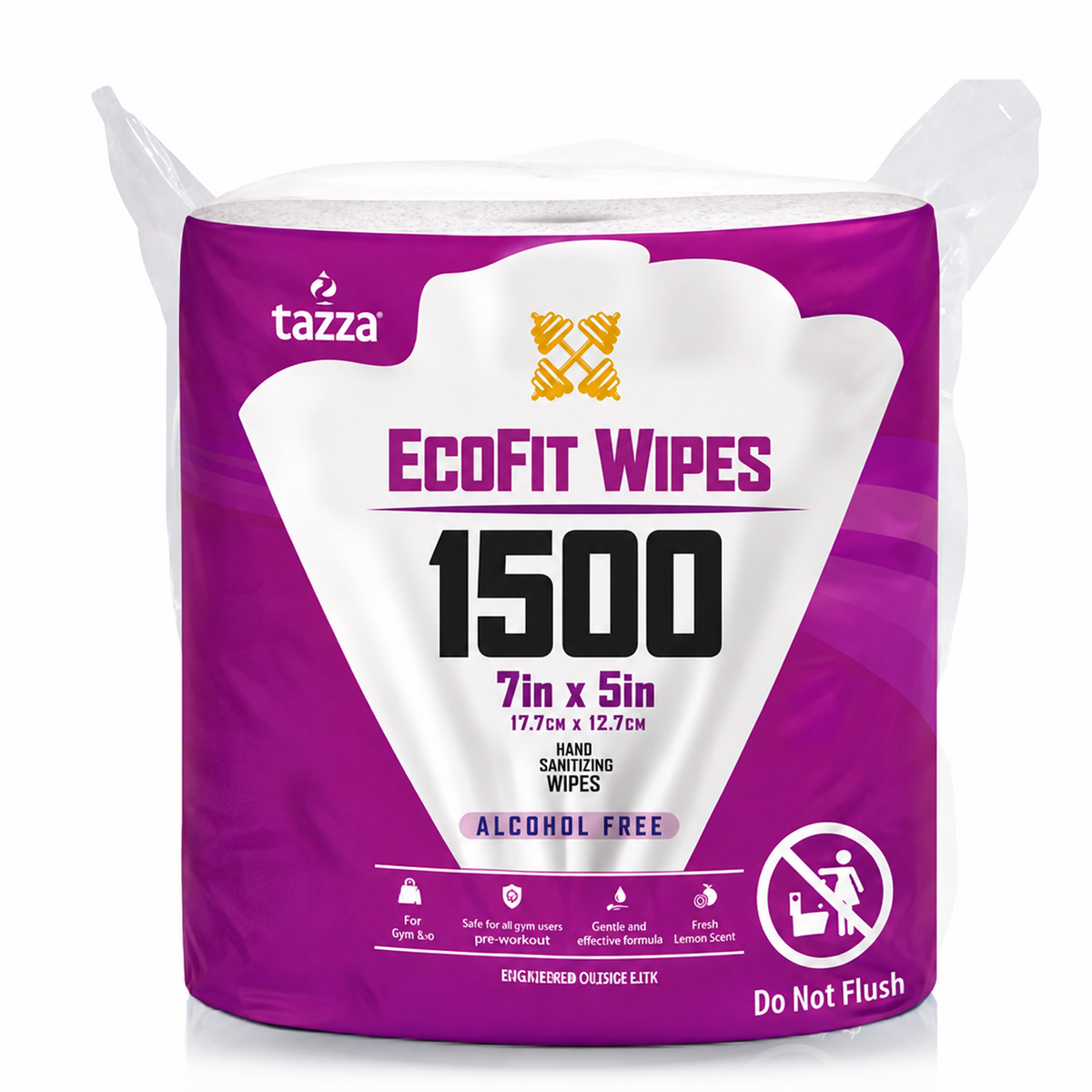 Tazza Platinum Pro Starter Kit – Premium Wipe Dispenser + EcoFit 1500CT Wipes
