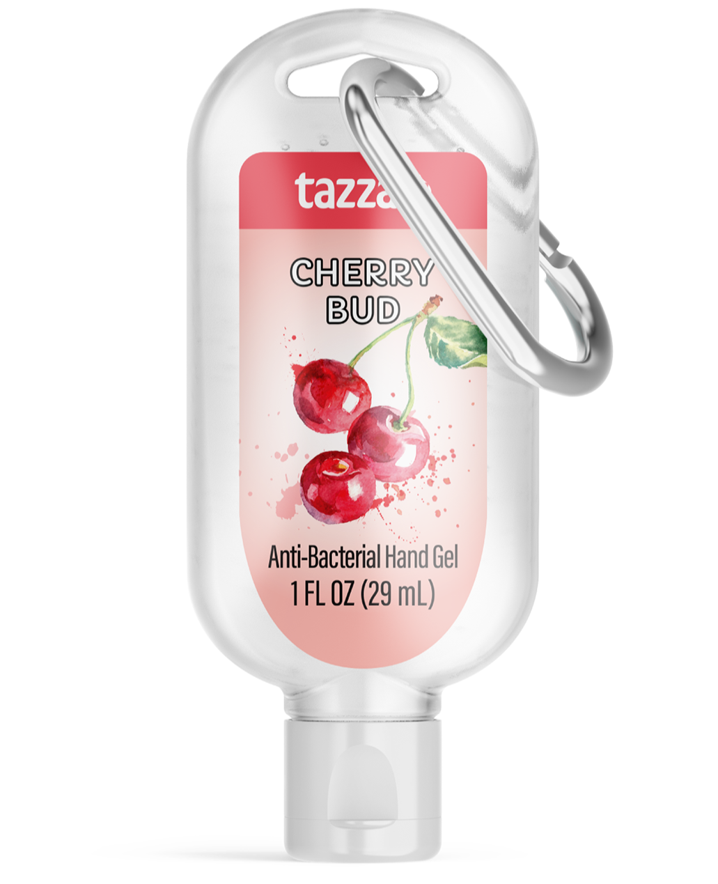 Tazza Hand Sanitizer Gel 1fl oz Travel Sized with clip (pack of 200)