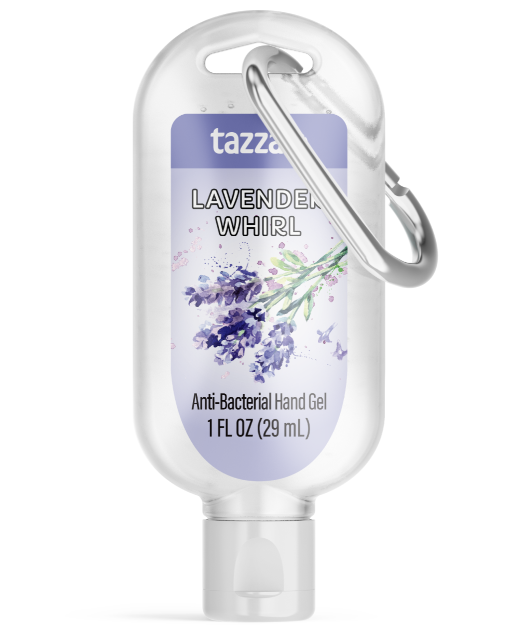 Tazza Hand Sanitizer Gel 1fl oz Travel Sized with clip (pack of 200)