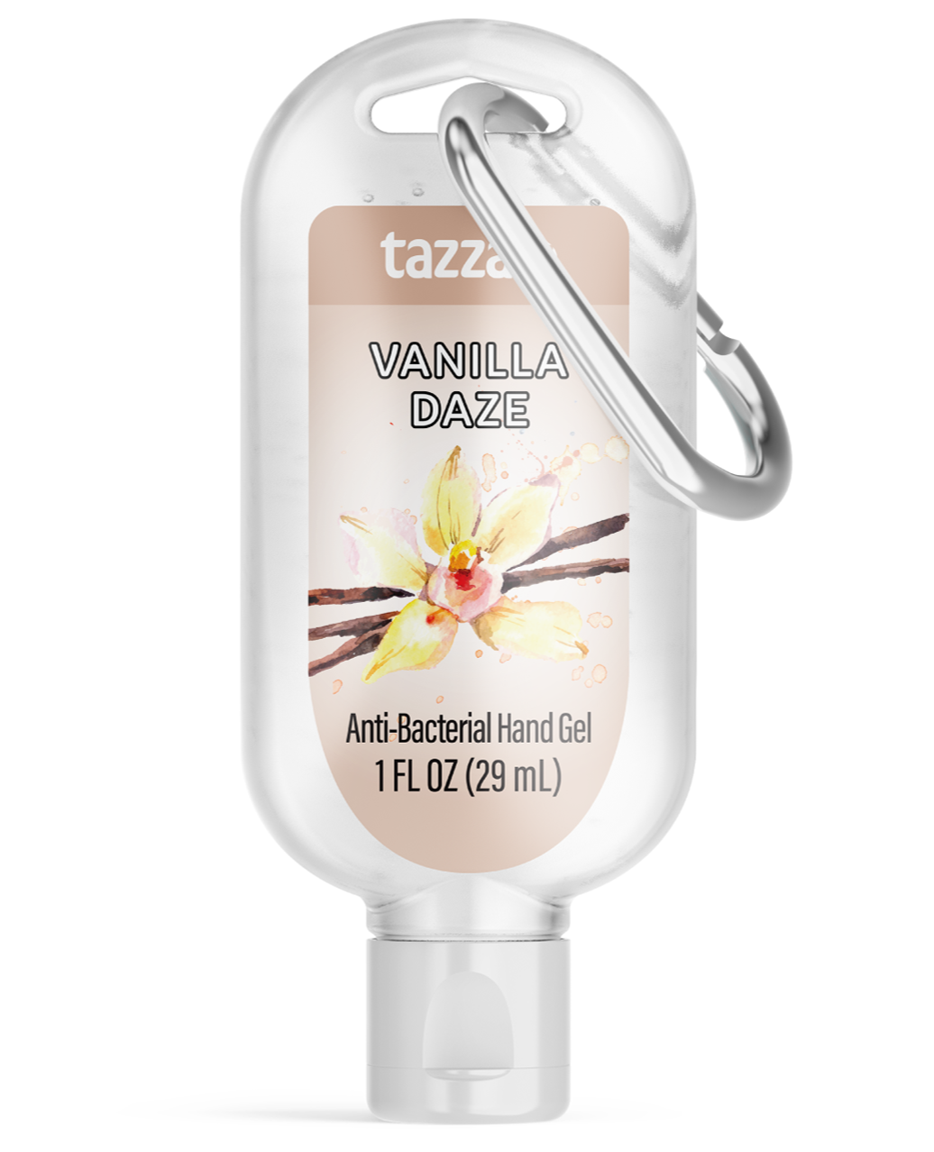 Tazza Hand Sanitizer Gel 1fl oz Travel Sized with clip (pack of 200)