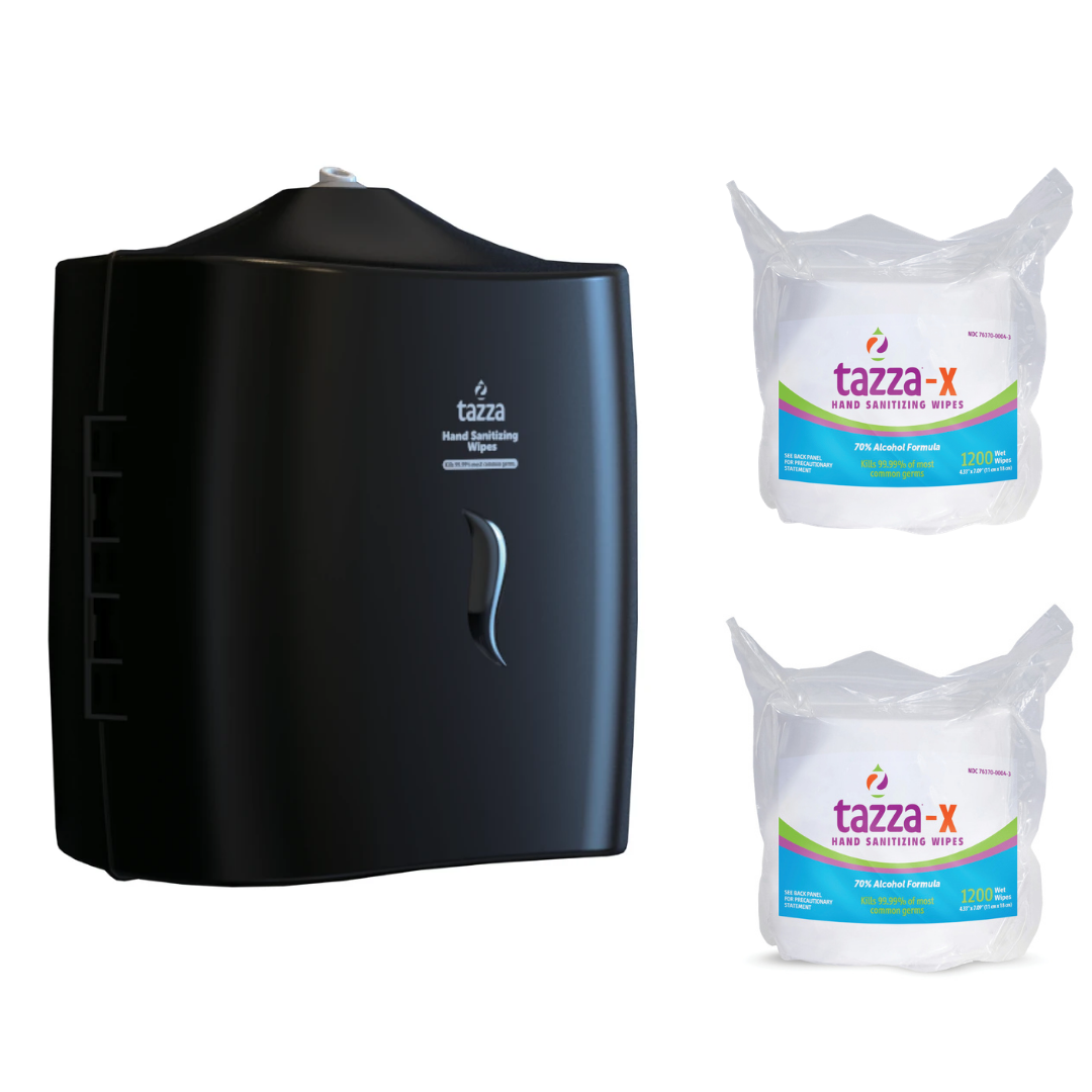 Plastic Wall Wipe Dispenser and Wipes