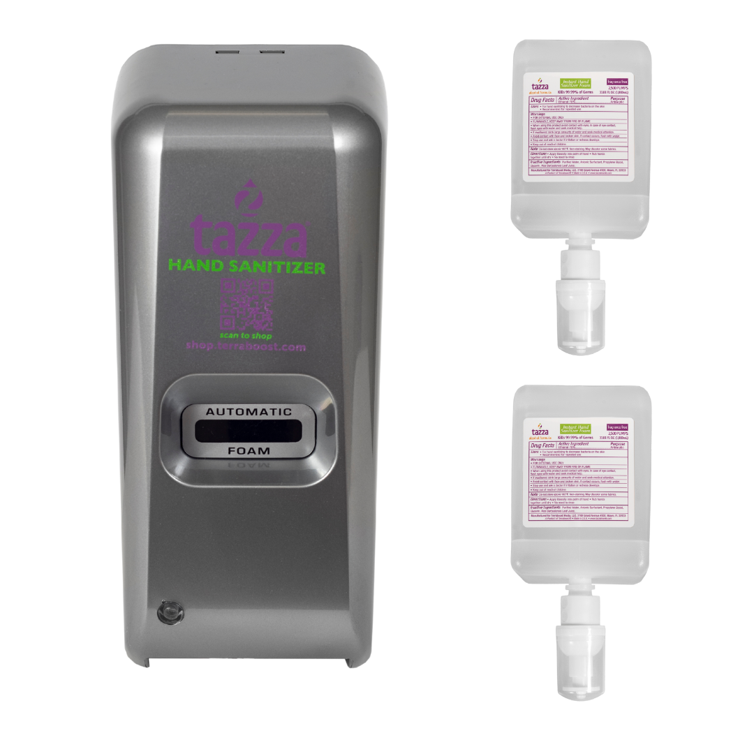 Auto Mini Dispenser with Alcohol Foam Sanitizer