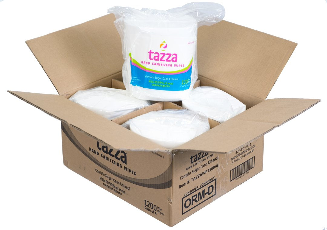 1200ct Alcohol Wipe Bags 4 Pack - 4800 Wipes