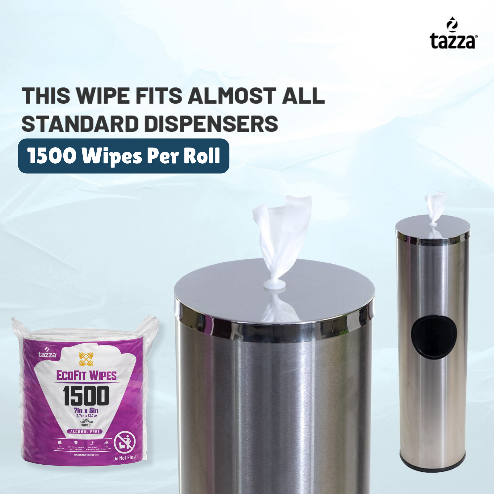 Gym Equip Wipes, 4 x 1500 Count (6000 Total Wipes) – Affordable, Smaller Sheet Sized, Gym Equipment & Surface Cleaning Wipes
