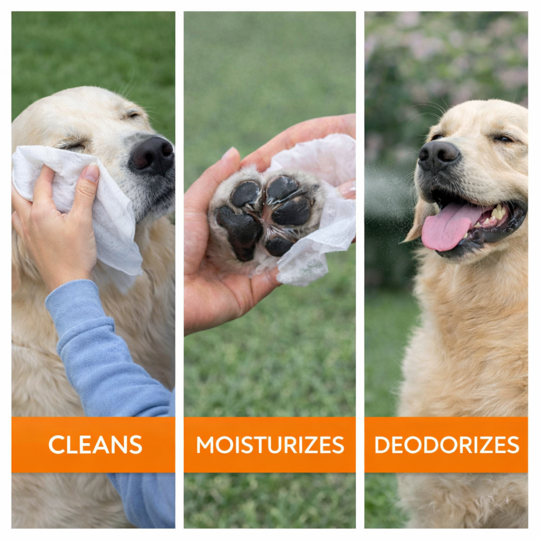 Pet Cleaning Wipes, 440 Count – Bulk Deodorizing and Hypoallergenic