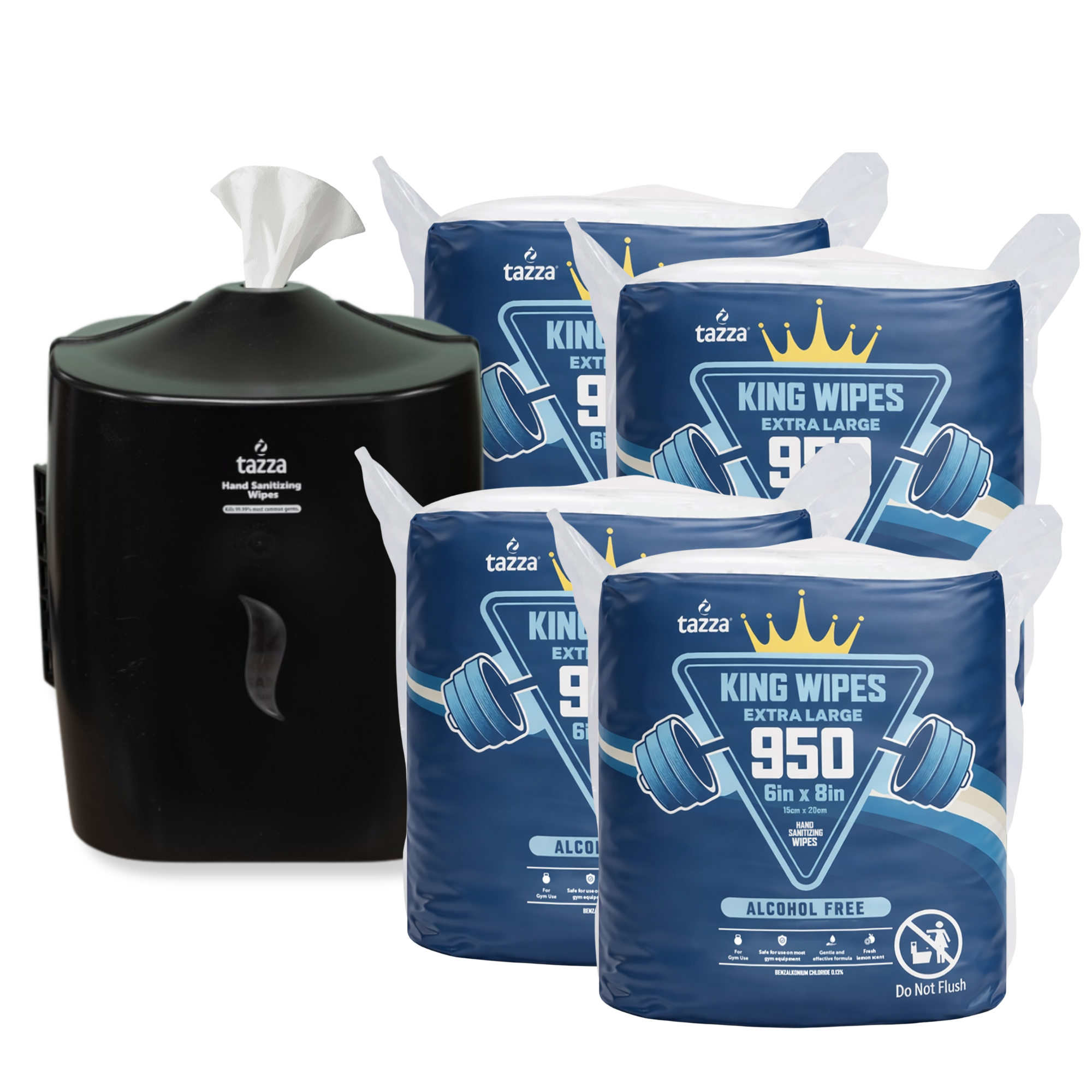 Bundle: 950ct (4 Rolls) Plus Free Wall Dispenser