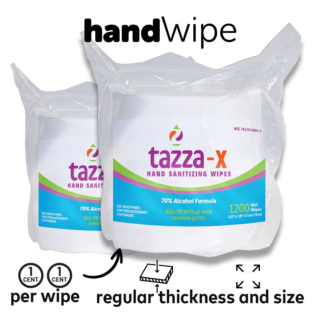 1200ct Alcohol Wipe Bags 2 Pack - 2400 Wipes