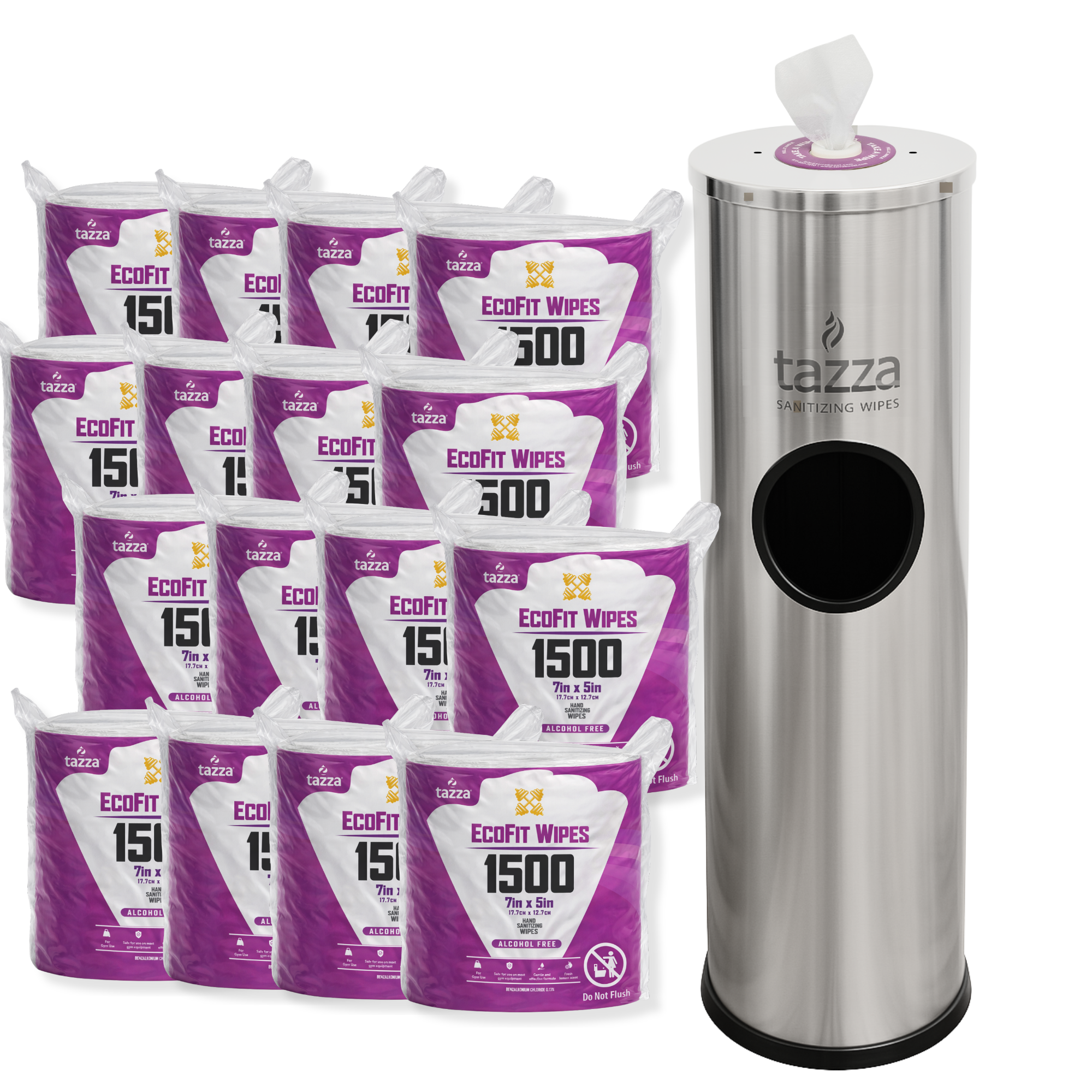 Bundle: 1500ct (16 Rolls) Plus Free Floor Dispenser
