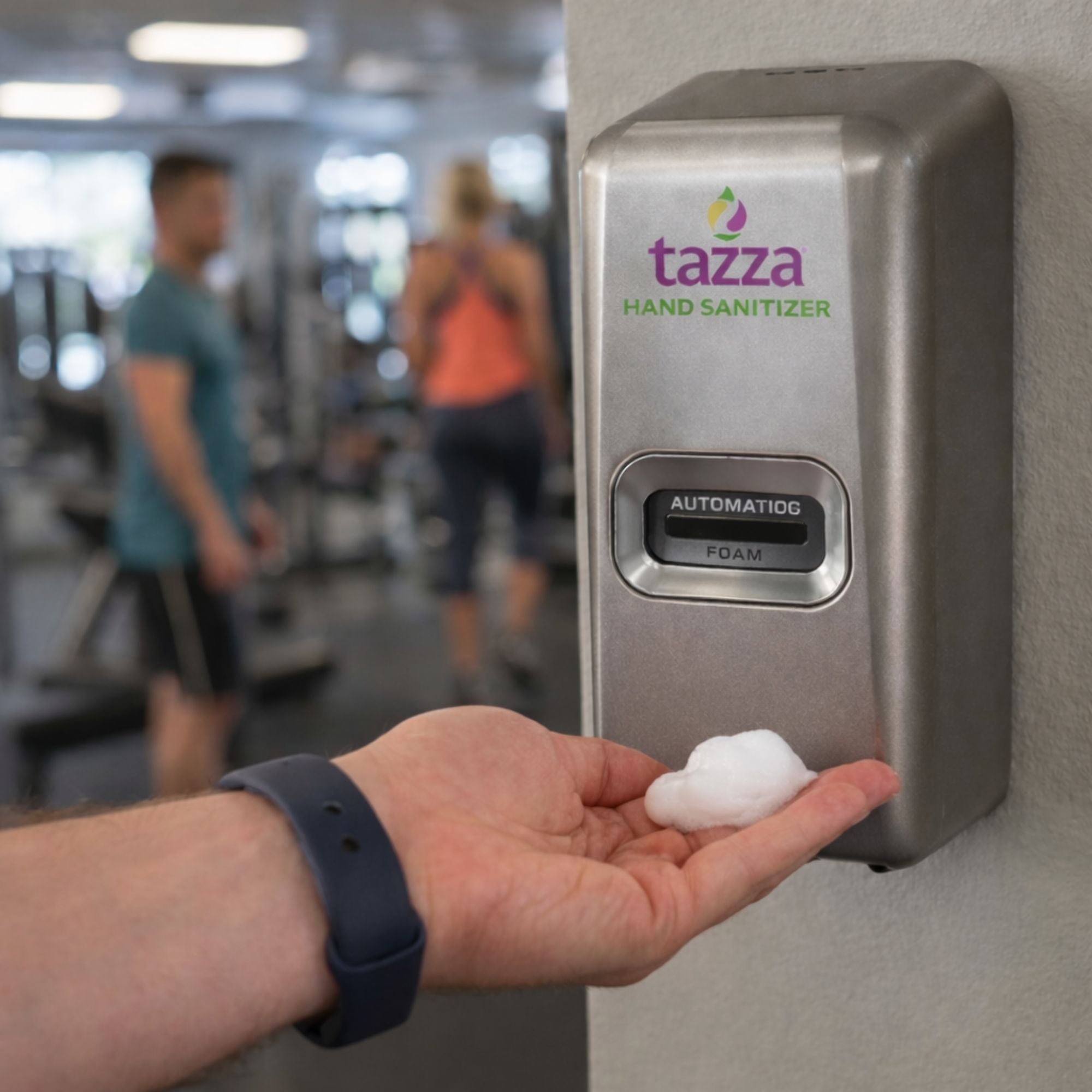 Touchless Automatic Wall-Mounted Foam Hand Sanitizer Dispenser for Office, Medical and Commercial Use, Easy to Install, Refillable