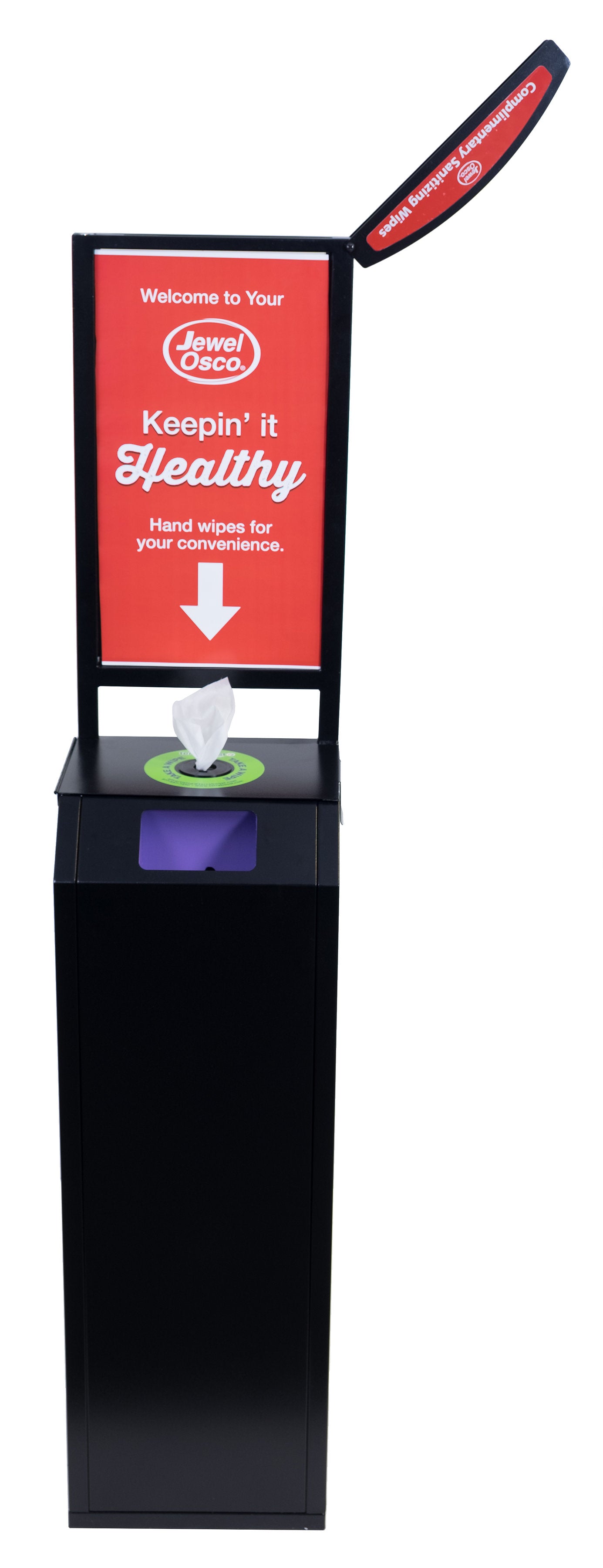 Tazza Full-Size Premium Wipe Dispenser – High-Capacity Commercial Floo