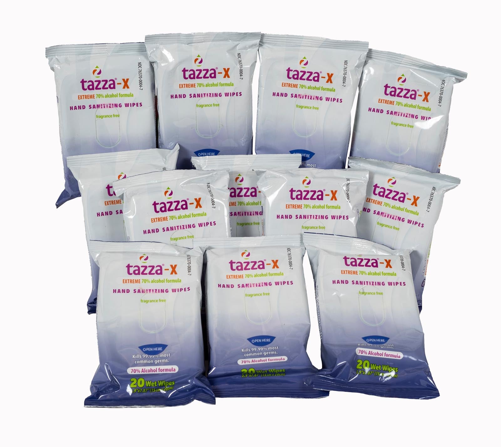 20ct Alcohol Flowpack Wipes 6 Pack